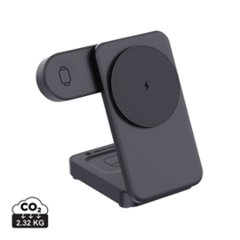 Chargeur 3 en 1 sans fil magnétique en ABS Raimon