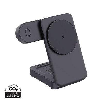 OBG.PUB - Chargeur 3 en 1 sans fil magnétique en ABS Raimon Chargeur 3 en 1 sans fil magnétique en ABS Raimon