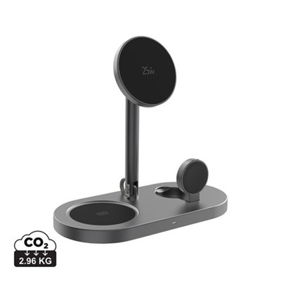 OBG.PUB - Chargeur Magnétique 3 en 1 25W de Bureau Zelvio Chargeur Magnétique 3 en 1 25W de Bureau Zelvio