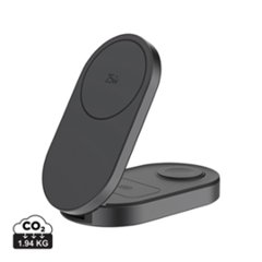 Chargeur sans Fil 3 en 1 Pliable 25W en ABS Laonio