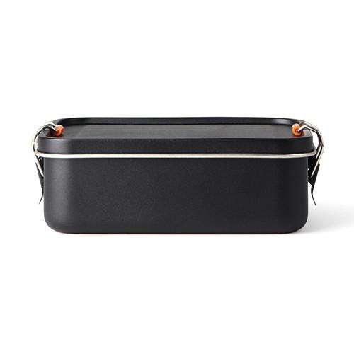 OBG.PUB - Boîte à Lunch Écologique en acier inox 1200 ml Dravex Noir Boîte à Lunch Écologique en acier inox 1200 ml Dravex Noir