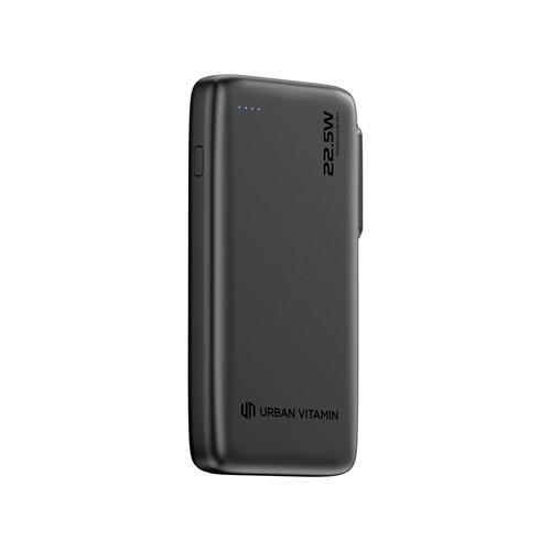Powerbank 10 000 mAh Charge Rapide en ABS Pegias Noir