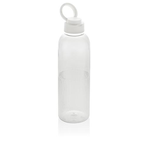 OBG.PUB - Gourde au design ondulé 750ml en PET Recyclé Ripvel Blanc Gourde au design ondulé 750ml en PET Recyclé Ripvel Blanc