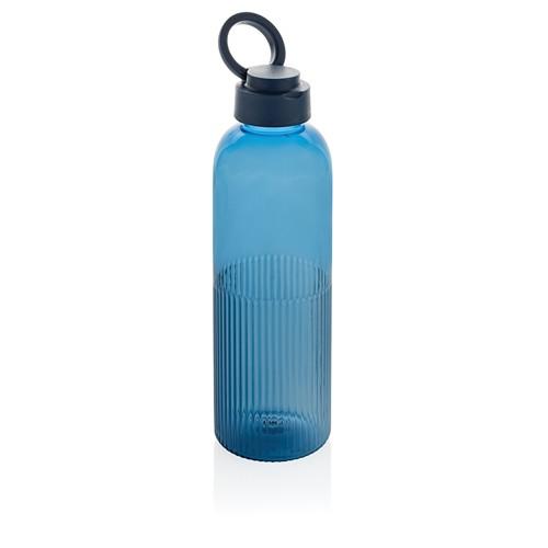 OBG.PUB - Gourde au design ondulé 750ml en PET Recyclé Ripvel Bleu marine Gourde au design ondulé 750ml en PET Recyclé Ripvel Bleu marine
