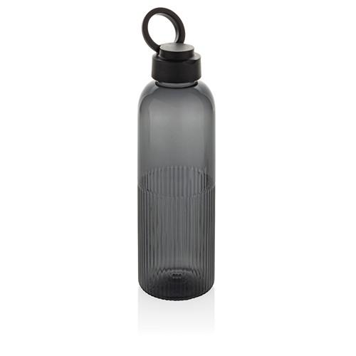 OBG.PUB - Gourde au design ondulé 750ml en PET Recyclé Ripvel Noir Gourde au design ondulé 750ml en PET Recyclé Ripvel Noir