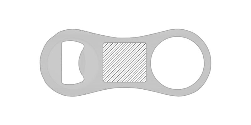 OBG.PUB - Ouvre-bouteille barron en bambou Umii - Marquage Recto Ouvre-bouteille barron en bambou Umii - Marquage Recto