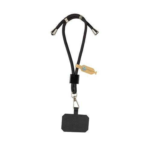 OBG.PUB - Bracelet support téléphone en PET Recyclé Veylo Noir Bracelet support téléphone en PET Recyclé Veylo Noir