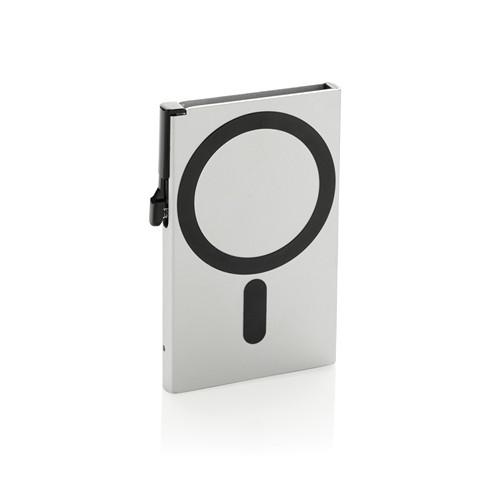 Porte-Cartes Magnétique Anti-RFID pour Téléphone Velmox Argent
