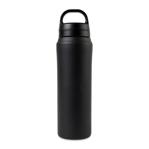 OBG.PUB - Bouteille Isotherme 470ml en Acier Recyclé Rowali Noir Bouteille Isotherme 470ml en Acier Recyclé Rowali Noir
