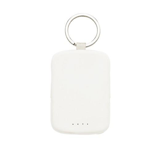 Porte-Clés Powerbank 2000mAh avec Câbles Intégrés Nexio Blanc