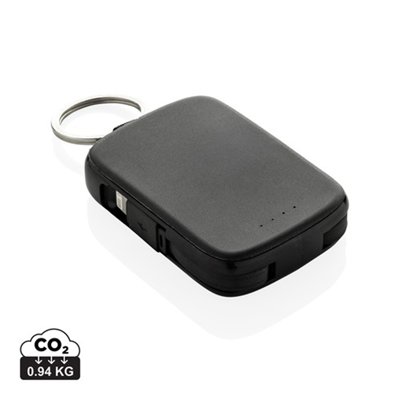 Porte-Clés Powerbank 2000mAh avec Câbles Intégrés Nexio