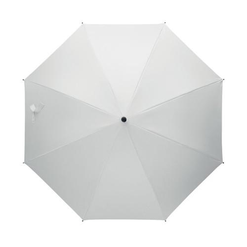 Parapluie Tempête de 23 Pouces en pongé Crasteno Blanc