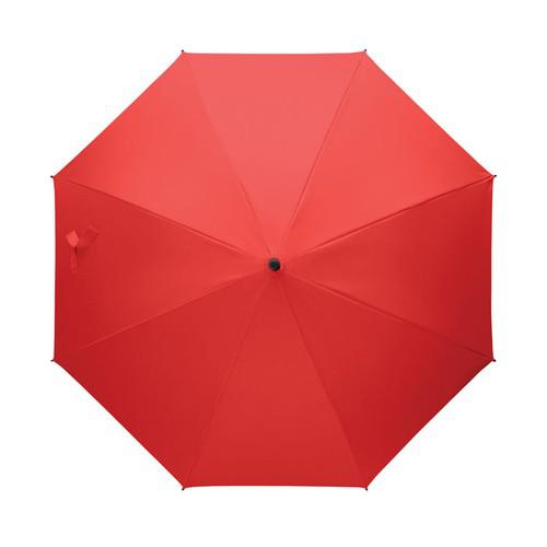 Parapluie Tempête de 23 Pouces en pongé Crasteno Rouge