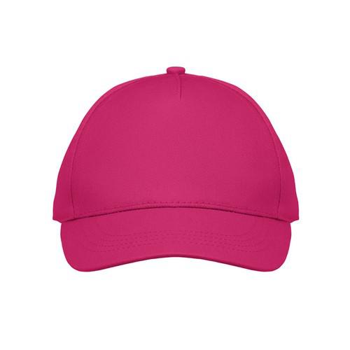 Casquette élégante 5 Pans en coton pour enfant Mozzi Fushia