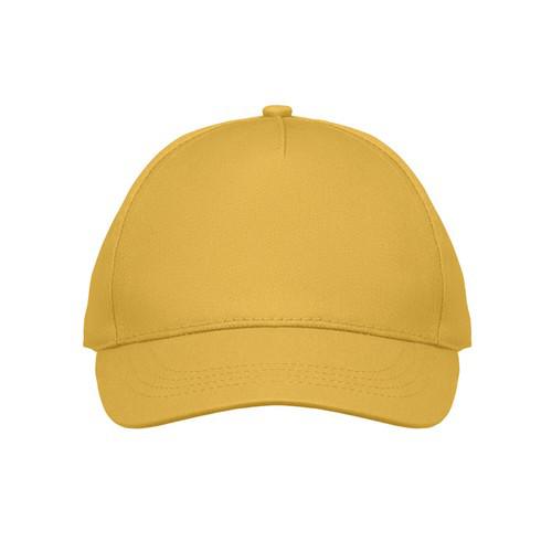 Casquette élégante 5 Pans en coton pour enfant Mozzi Jaune