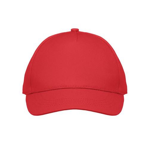 Casquette élégante 5 Pans en coton pour enfant Mozzi Rouge