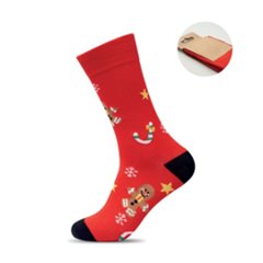Chaussettes de Noël confortable en coton et polyester Felvio