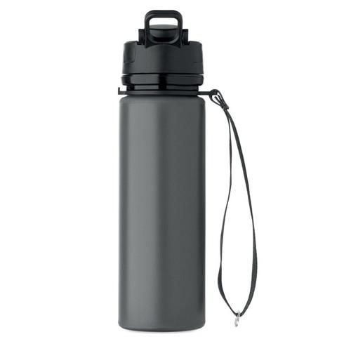 Gourde de Sport Pliable 500ml en Silicone Flevo Gris