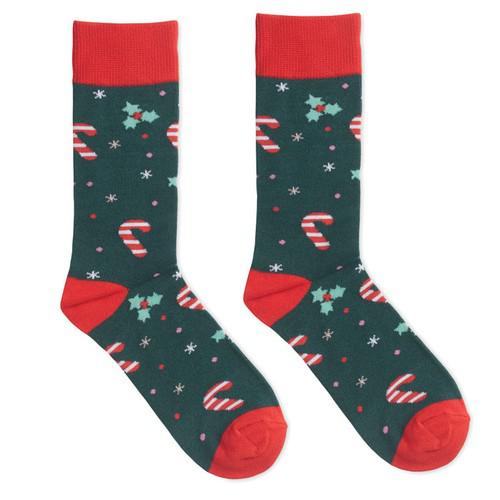 OBG.PUB - Paire de Chaussettes de Noël de grande taille Velkri Vert Paire de Chaussettes de Noël de grande taille Velkri Vert