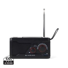 Radio Multifonctions Solaire 4000mAh en ABS Veldra
