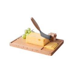 Coupe-Fromage en Bois de hêtre Gravé et acier Breval