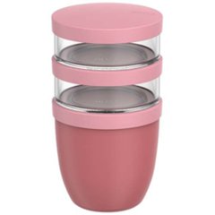 OBG.PUB - Pot Repas Isotherme 3 Compartiments en plastique PP Velmio Pot Repas Isotherme 3 Compartiments en plastique PP Velmio