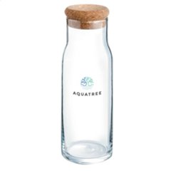 Carafe en Verre 1L avec Bouchon en Liège Alvira