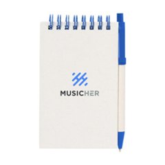 OBG.PUB - Carnet Éco-Responsable A6 en carton avec Stylo Laktiv Carnet Éco-Responsable A6 en carton avec Stylo Laktiv
