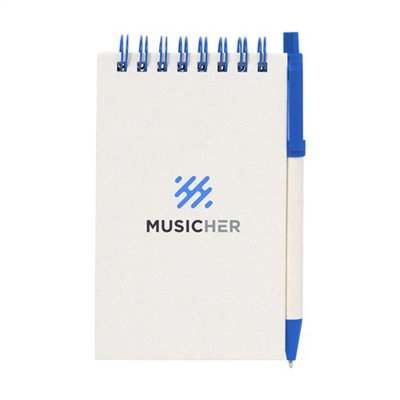 Carnet Éco-Responsable A6 en carton avec Stylo Laktiv