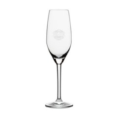 Flûte à Champagne en verre cristal 210 ml robuste Velay