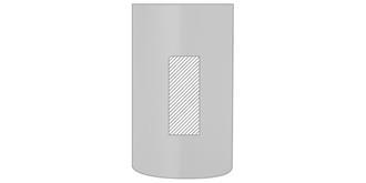 Seau à vin à double paroi en acier inoxydable Cilo - Marquage Recto