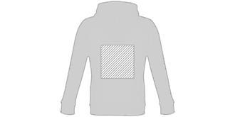 Sweat-shirt enfant avec capuche en coton Capuis - Marquage Verso