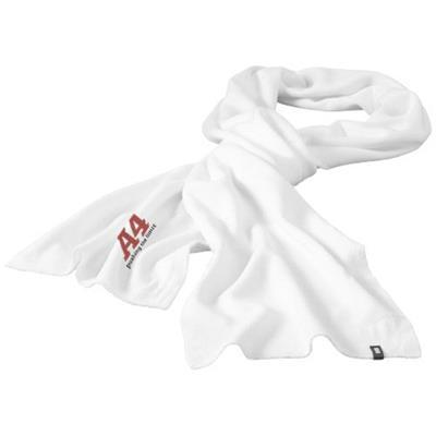 OBG.PUB - Écharpe unisexe stylée en acrylique Arkam Blanc Écharpe unisexe stylée en acrylique Arkam Blanc