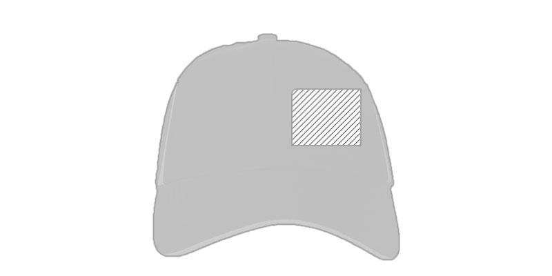 OBG.PUB - Casquette unique et élégant en polyester Cosmary - Impression latérale gauche Casquette unique et élégant en polyester Cosmary - Impression latérale gauche