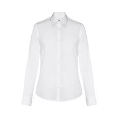 OBG PUB - Chemise blanche à manche longue pour femme Woshi
