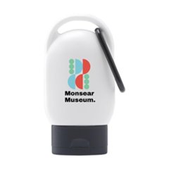 Crème Solaire en polyéthylène 30ml avec Mousqueton Kavy
