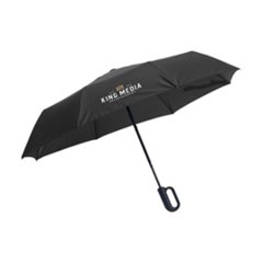 OBG.PUB - Parapluie Pliable avec Mousqueton en PET recyclé Vizio Parapluie Pliable avec Mousqueton en PET recyclé Vizio