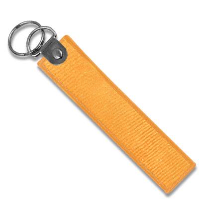 Porte clés transformable en pendentif ange orange de fête des