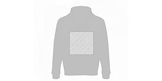 Sweat-shirt unisexe en coton avec capuchon Mosks - Marquage Verso