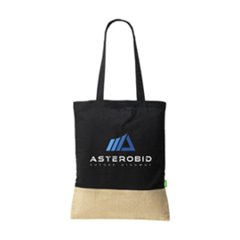 Sac Shopping Coton Bio et Jute Flak