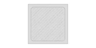 Accroche sac pliable miroir Precious - boite carton avec logo