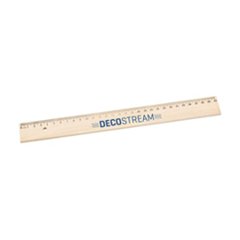 OBG.PUB - Règle Publicitaire 30 cm en Bois Viola Règle Publicitaire 30 cm en Bois Viola