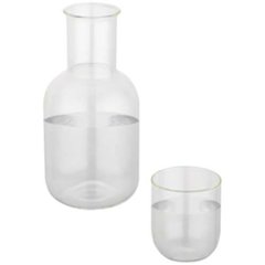 OBG.PUB - Ensemble Carafe et Tasse en Verre Finition Mate Rime Ensemble Carafe et Tasse en Verre Finition Mate Rime
