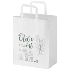 Sac en Papier Kraft avec Poignées Plates Geivo