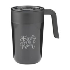 OBG.PUB - Mug Isotherme Publicitaire Recyclé 400 ml Zayan Mug Isotherme Publicitaire Recyclé 400 ml Zayan