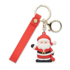 Porte-Clés Charm Père Noël en plastique PVC Nelvio