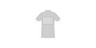 Polo à manches courtes pour enfant coton Tuissier - Marquage Verso