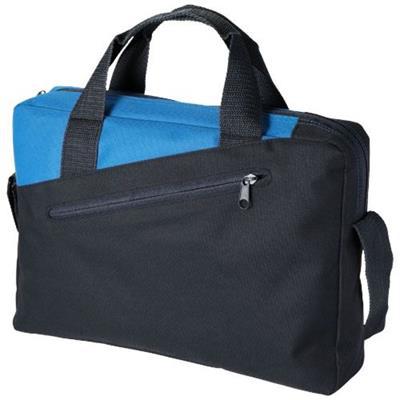 Sacoche avec double poignée en polyester Portal Bleu