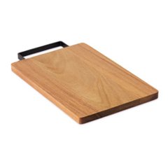 OBG.PUB - Planche à Découper en bois d'Acacia avec Manche Vokra Planche à Découper en bois d'Acacia avec Manche Vokra
