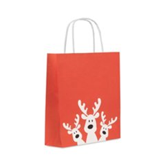 Sac Cadeau Noël Petit Format en Papier Recyclé Renoy